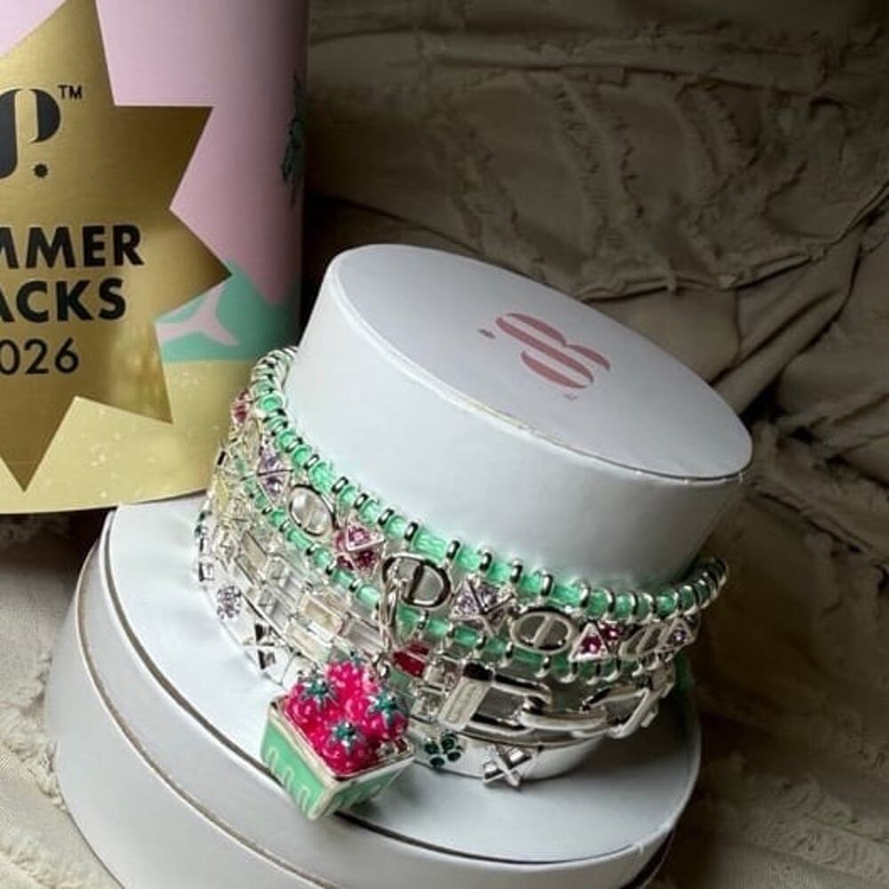Bomb Party Berry Market Mornings Summer 2026 Bracelet Stack